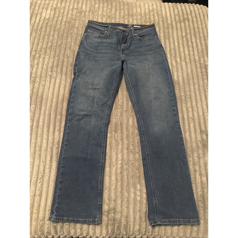 George Mens Bootcut Jeans Dark Wash Denim 5-Pocket OM01104 30x30